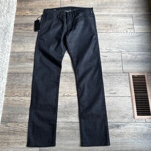 NWT Matias USA SOL Runn Italian Denim Jeans Dark indigo Black sz 31